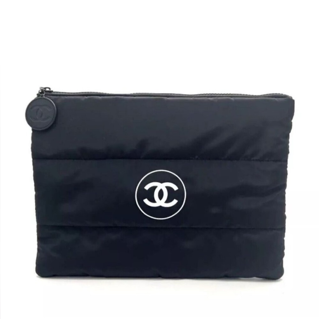 Chanel Nylon Quilted Pouch Nwot